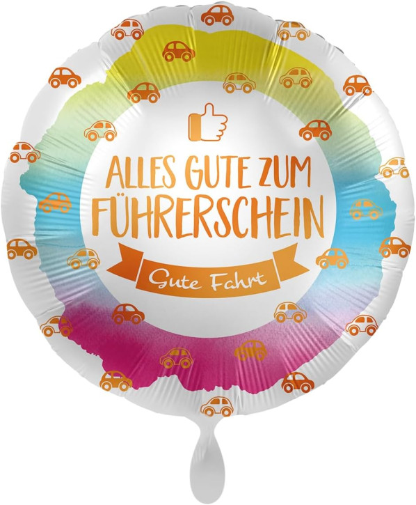 Folienballon Alles Gute zum Führerschein