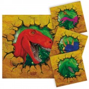 16 Servietten Dinos und T-Rex