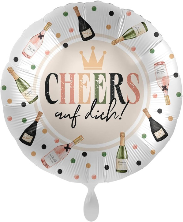 Folienballon Cheers auf dich!