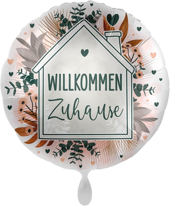 Folienballon Willkommen Zuhause