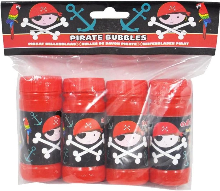 4x Seifenblasen Pirat
