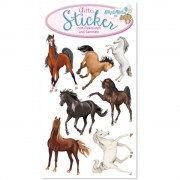 Pferde Glitter-Sticker
