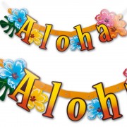 Buchstabengirlande Aloha