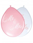8 Luftballons Mr. & Mrs.