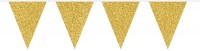 Wimpelkette Metallic-Gold