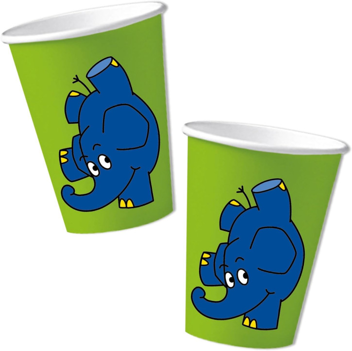 8 Becher Die Sendung mit dem Elefanten