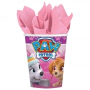 8 Becher Paw Patrol Pink
