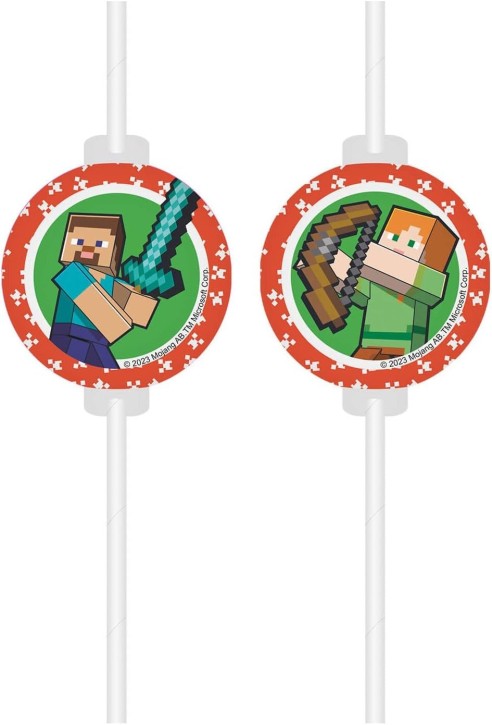 4 Trinkhalme Minecraft