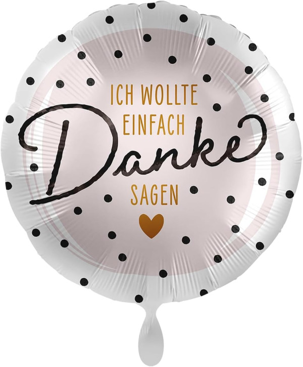 Folienballon Ich wollte einfach Danke sagen