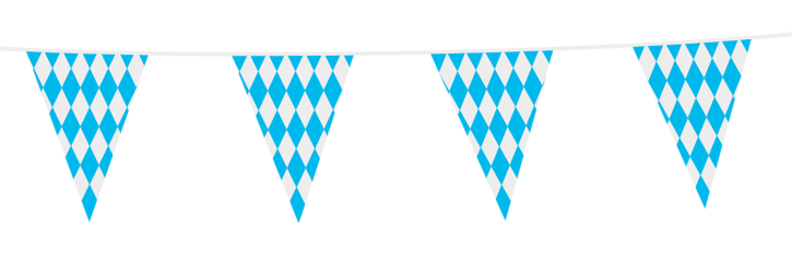 Wimpelkette Bavaria Raute (20x30cm)