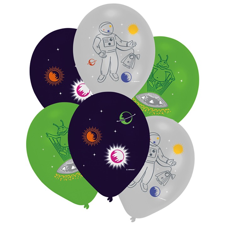 6 Luftballons Space Party