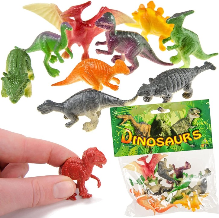 12 Dinosaurier Figuren