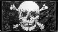 XXL-Flagge Totenkopf