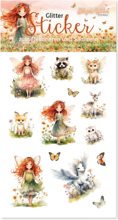 Elfenprinzessin Glitter-Sticker