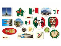 57-teiliges XXL-Konfetti Mexiko