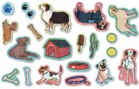 60-teiliges XXL-Konfetti Hunde