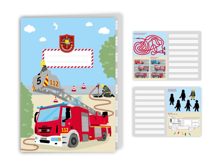 Schreibheft Feuerwehr