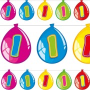 Wimpelkette #1 im Luftballon-Design