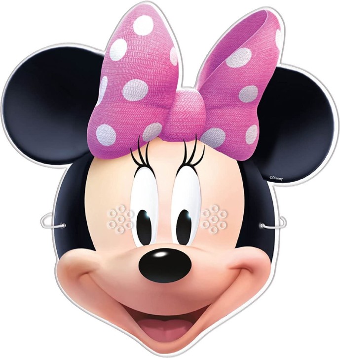 6 Partymasken Minnie Mouse
