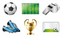 6 Sticker Fußball II