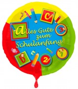 Folienballon Alles Gute zum Schulanfang
