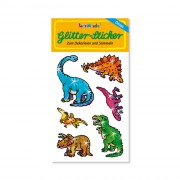 Dino Glitter-Sticker