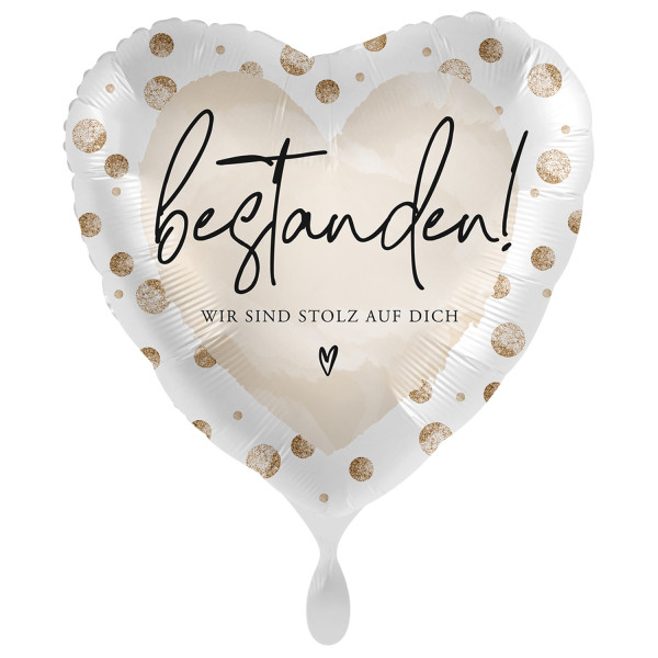 Folienballon Bestanden - Wir sind stolz auf dich