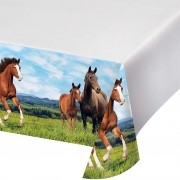 Tischdecke Pferde und Pony