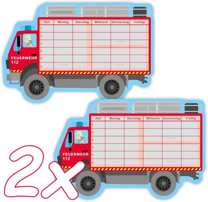 Stundenplan Feuerwehr