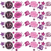 3 Tüten Konfetti 18. Geburtstag - Sparkling Pink