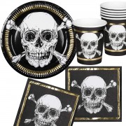 35-teiliges Spar-Set: Totenkopf