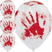 6 Luftballons Blutige Hand