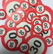 48-teiliges XXL Konfetti 30. Geburtstag
