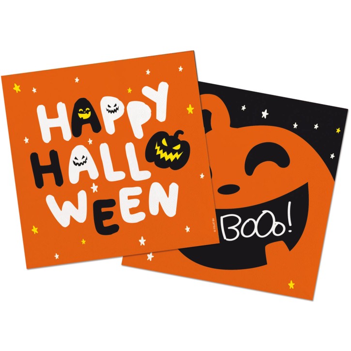 20 Servietten Happy Halloween - BoOo!