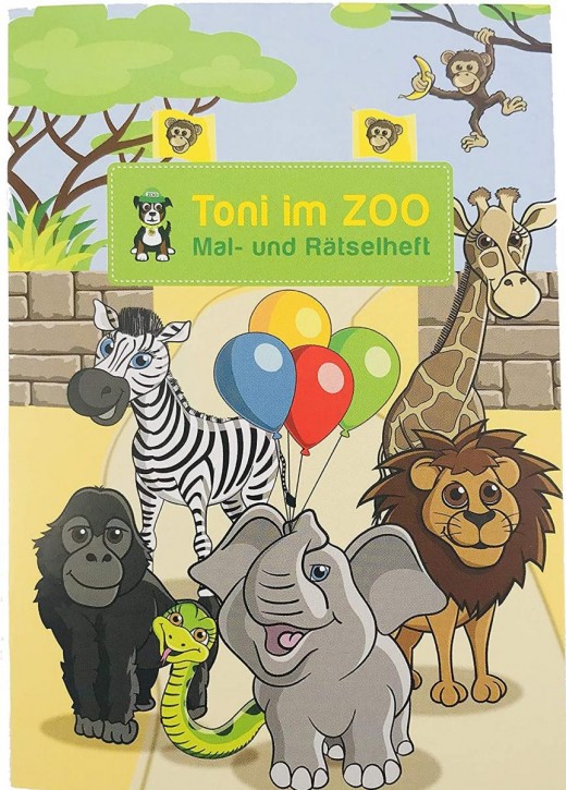 Mal- und Rätselheft Zoo & Zootiere