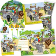 108-teiliges Set: Zoo & Zootiere