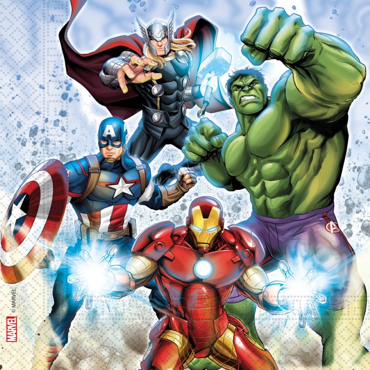 20 Servietten Mighty Avengers
