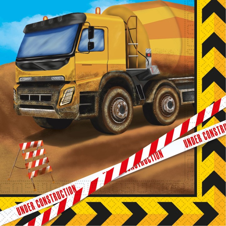 20 Servietten Construction