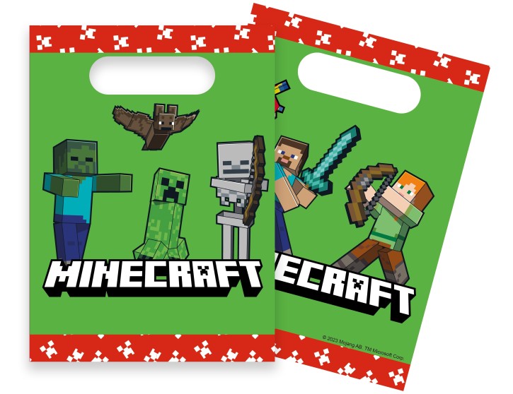 4 Partytüten Minecraft