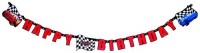 1,70m Partykette Cars Red