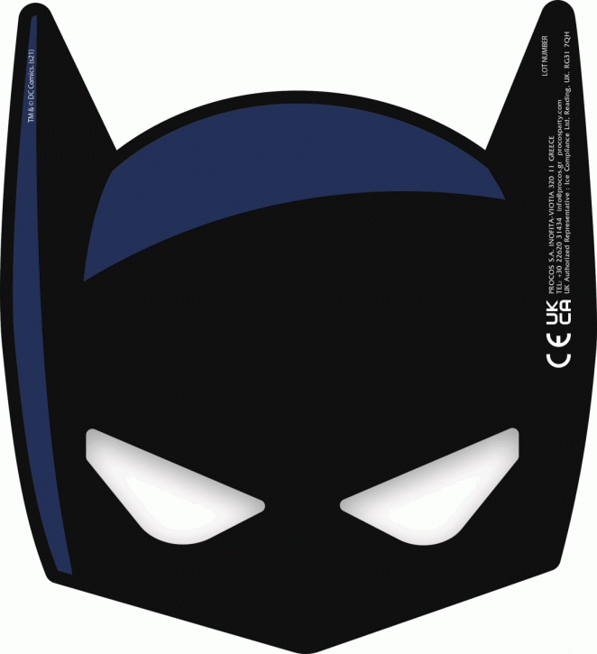 6 Masken Batman Rouge Rage