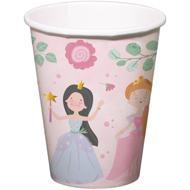 8 Party-Becher Pretty Princess