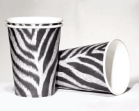 10 Becher Zebra