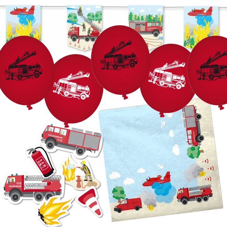 53-teiliges Spar-Set: Feuerwehr