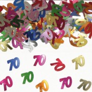 Konfetti für den 70. Geburtstag