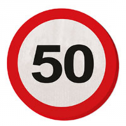20 Servietten 50. Geburtstag