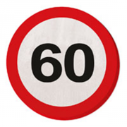 20 Servietten 60. Geburtstag