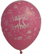 10 Luftballons Happy Birthday