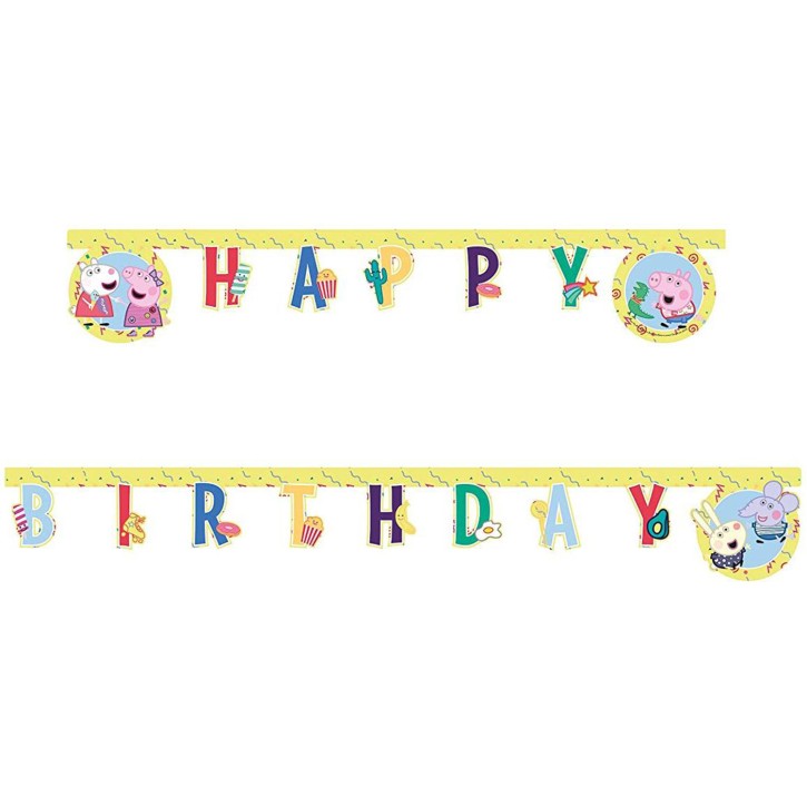 Buchstabengirlande Peppa Pig