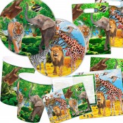 104-teiliges Set: Zoo und Safari